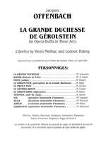 Jacques Offenbach: La Grande Duchesse de Gérolstein Product Image