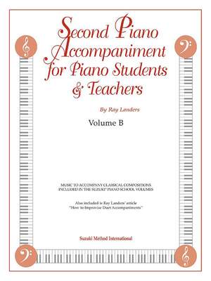 Ray Landers: Second Piano Accompaniments, Volume B