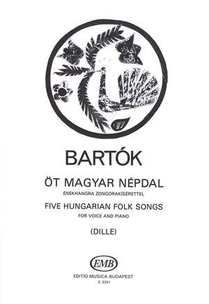 Bartok, Bela: Five Hungarian Folksongs (voice/piano)