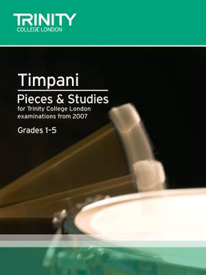 Trinity Guildhall Timpani Pieces & Studies. Grades 1-5