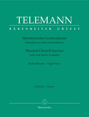 Telemann: Harmonischer Gottesdienst - Lent and Easter Cantatas (High Voice)