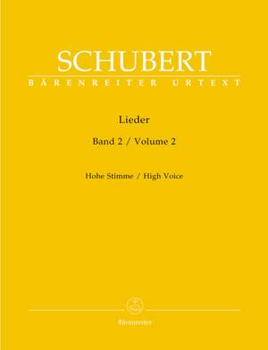 Schubert: Lieder Volume 2 (op. 26-79) (Urtext)