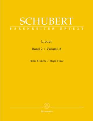 Schubert: Lieder Volume 2 (op. 26-79) (Urtext)