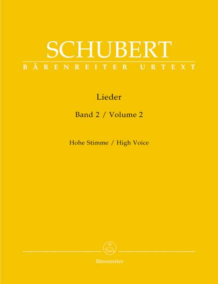 Schubert: Lieder Volume 2 (op. 26-79) (Urtext)
