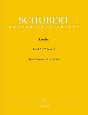 Schubert: Lieder Volume 2 (op. 26-79) (Urtext)