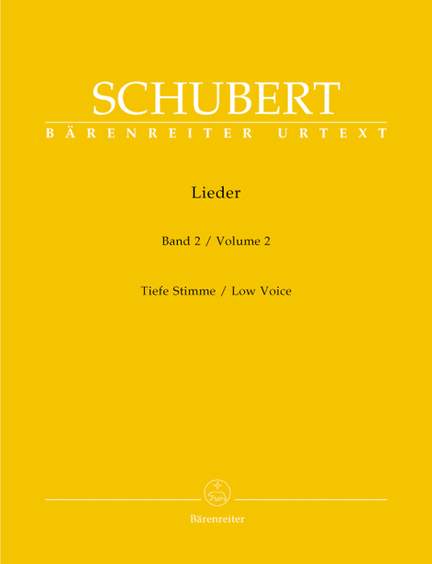 Schubert: Lieder Volume 2 (op. 26-79) (Urtext)