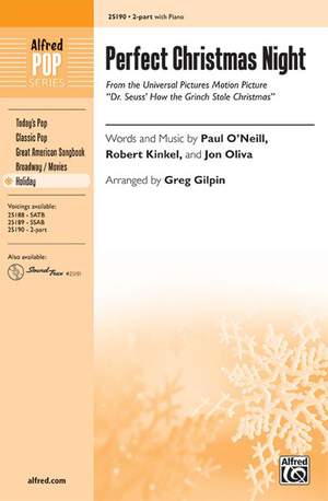 Robert Kinkel/Paul O'Neill/Jon Oliva: Perfect Christmas Night (from Dr. Seuss' How the Grinch Stole Christmas) 2-Part
