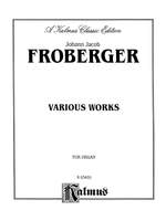 Johann Jacob Froberger: Various Organ Works Product Image
