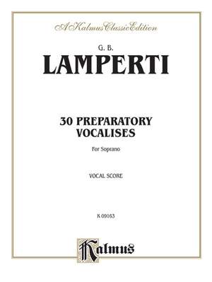 G.B. Lamperti: 30 Preparatory Vocalises