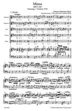 Bach, JS: Mass in B minor. Early versions (BWV 232[I], BWV 233[II]/1, BWV 232[III]) (Urtext) Product Image