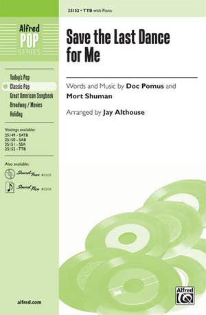 Doc Pomus/Mort Shuman: Save the Last Dance for Me TTB
