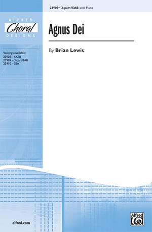 Brian Lewis: Agnus Dei 3-Part / SAB