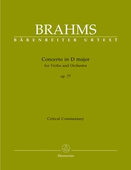 Brahms, J: Concerto for Violin in D, Op.77 (Urtext)