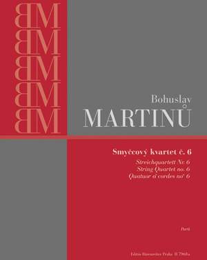 Martinu, B: String Quartet No.6 (H.312) (1946)