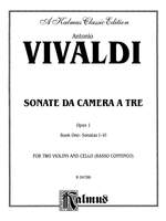 Antonio Vivaldi: Sonatas da Camera a Tre, Op. 1 (Volume I, Nos. 1-6) Product Image