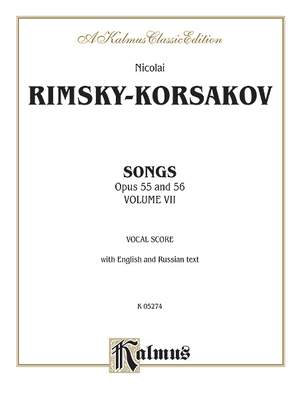 Nicolai Rimsky-Korsakov: Songs, Volume VII, Op. 55, 56