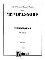 Felix Mendelssohn: Complete Works, Volume III Product Image