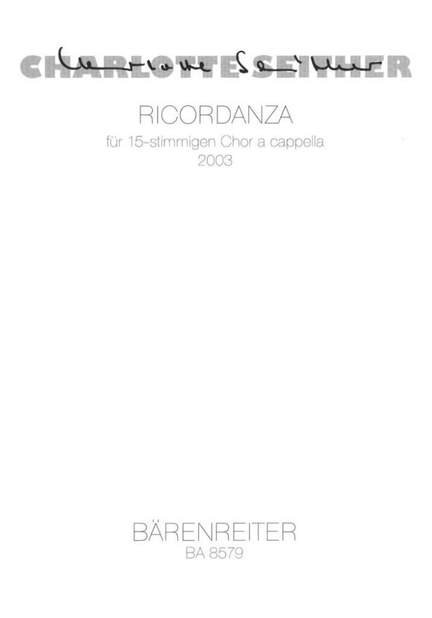 Seither, C: Ricordanza