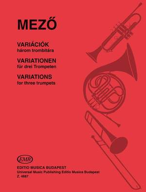 Mezo, Imre: Variations for three trumpets