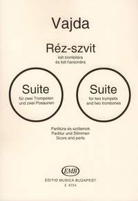 Vajda, Janos: Brass Suite (2 trumpets & 2 trombones)