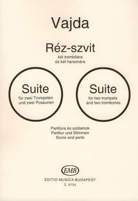 Vajda, Janos: Brass Suite (2 trumpets & 2 trombones)