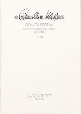 Klebe, G: Sonata Festiva Op.131 (1999)