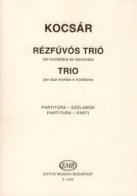 Kocsar, Miklos: Trio for 2 trumpets and trombone