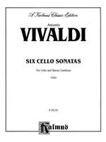 Antonio Vivaldi: Six Sonatas for Cello and Basso Continuo Product Image