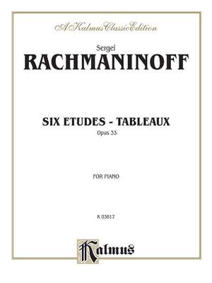Sergei Rachmaninoff: Etudes Tableaux, Op. 33