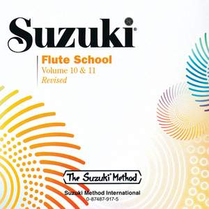 Suzuki Flute School CD, Volume 10 & 11 (Revised)