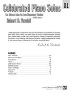 Robert D. Vandall: Celebrated Piano Solos, Book 1 Product Image