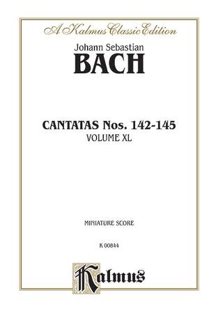 Johann Sebastian Bach: Cantatas No. 142-145