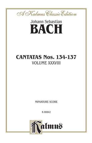 Johann Sebastian Bach: Cantatas No. 134-137