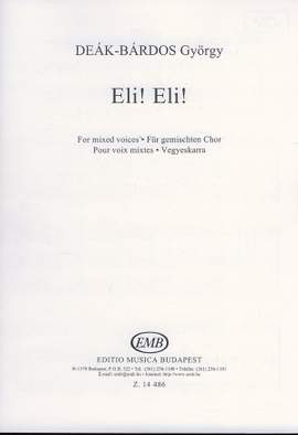 Deak-Bardos, Gyorgy: Eli Eli