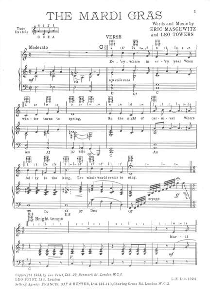 Maschwitz, E: Mardi Gras, The