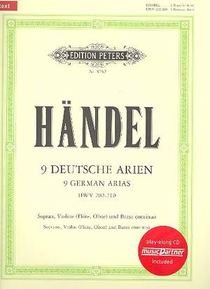 Handel: 9 German Arias