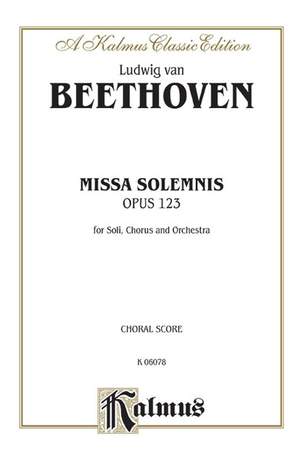 Ludwig van Beethoven: Missa Solemnis, Op. 123