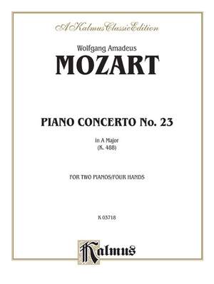 Wolfgang Amadeus Mozart: Piano Concerto No. 23 in A, K. 488