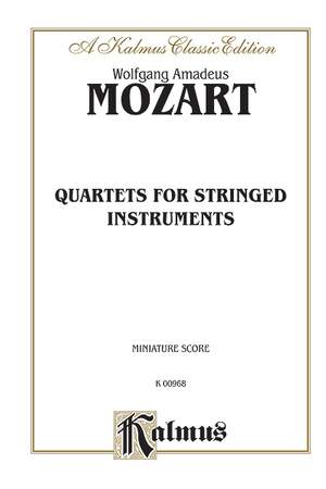 Wolfgang Amadeus Mozart: String Quartets: K. 80, 155, 156, 157, 158, 159, 160, 168, 169, 170, 171, 172, 173
