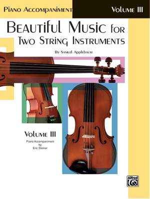Applebaum, Samuel: Beautiful Music for 2 Str Inst Bk3 (pno)