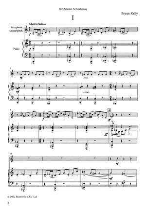 Sonatina For E Flat Saxophone And Piano