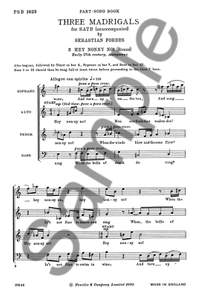 Sebastian Forbes: Three Madrigals No.3 'Hey Nonny No!'