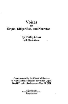 Philip Glass: Voices