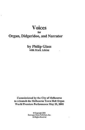 Philip Glass: Voices