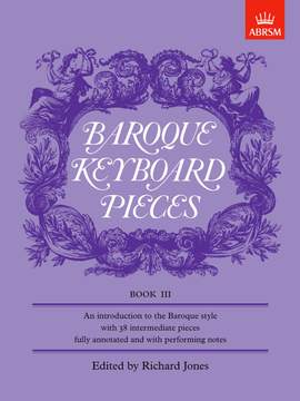 Jones, Richard: Baroque Keyboard Pieces Book III