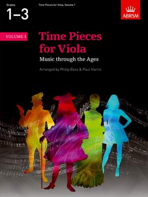 Paul Harris: Time Pieces for Viola, Volume 1