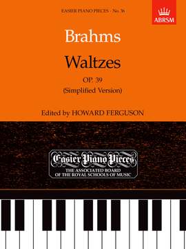 Brahms, Johannes: Waltzes,  Op. 39 (Simplified Version)