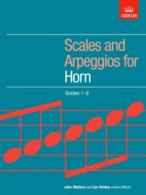 ABRSM Scales And Arpeggios For Horn Grades 1-8 [CLEARANCE]