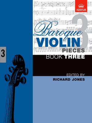 Richard Jones: Baroque Violin Pieces, Book 3