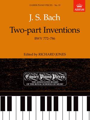 Johann Sebastian Bach: Two-Part Inventions BWV 772-786